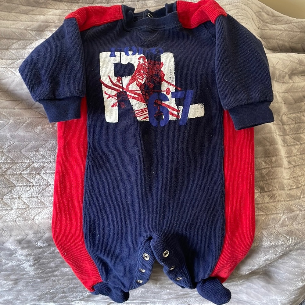 Polo Ralph Lauren Footed Onesie